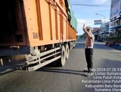 Polres Batu Bara Gelar Operasi Pengaturan Lalu Lintas di Beberapa Titik Strategis