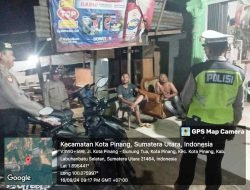 Polsek Kotapinang Gelar Patroli KRYD dan Blue Light Antisipasi Gangguan Keamanan