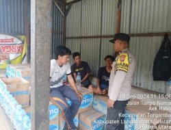 Polsek Torgamba Sosialisasikan Pentingnya Keamanan Lingkungan dan Himbauan Kamtibmas