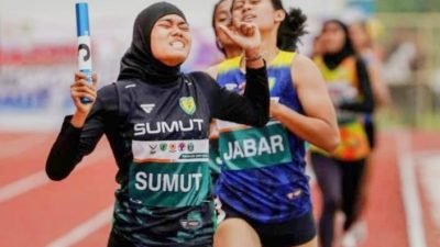 Nella Agustin Raih Emas Ketiga di PON XXI Aceh-Sumut Cabang Atletik