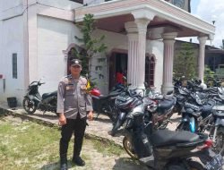 Personel Polsek Lima Puluh Amankan Ibadah Minggu di Gereja GKPI