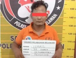 Bandar Sabu Tersohor di Hamparan Perak Berhasil Ditangkap Satnarkoba Polres Pelabuhan Belawan