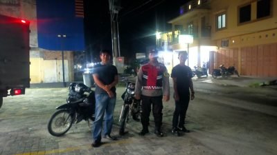 Polsek Medang Deras Gelar Patroli Malam, Antisipasi Kejahatan di Wilayah Hukum