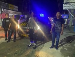 Polsek Labuhan Ruku Gelar Patroli Malam, Cegah Gangguan Kamtibmas di Wilayah Hukum Batu Bara