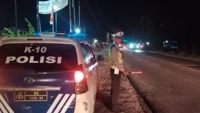 Polres Batu Bara Gelar Patroli Blue Light di Titik Rawan Macet dan Kecelakaan