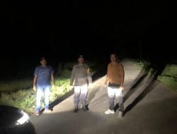 Personel Polsek Lima Puluh Gelar Patroli Malam, Pastikan Situasi Kamtibmas Aman dan Kondusif