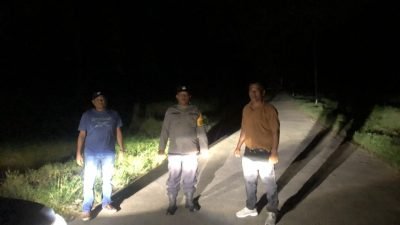 Personel Polsek Lima Puluh Gelar Patroli Malam, Pastikan Situasi Kamtibmas Aman dan Kondusif