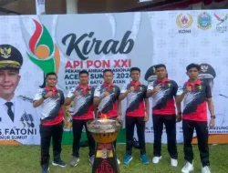 Lapas Kotapinang Ikuti Giat Sambut Kirab PON XXI Aceh-Sumut di Lapangan SBBK Labuhanbatu Selatan
