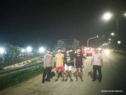 Polsek Lima Puluh Gelar Patroli Malam untuk Cegah Kriminalitas dan Jaga Kamtibmas