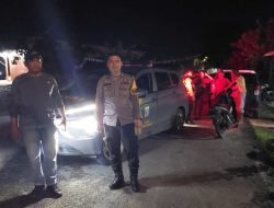 Personel Polsek Lima Puluh Gelar Patroli Malam, Tekan Aksi Kriminalitas dan 3C