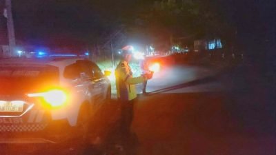 Satlantas Polres Simalungun Gelar Blue Light Patrol untuk Antisipasi Geng Motor dan Kejahatan Jalanan