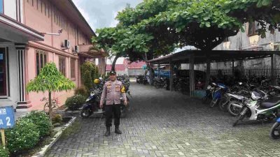 Polsek Lima Puluh Laksanakan Pengamanan Ibadah Minggu di Gereja HKBP Lima Puluh Kota