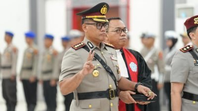 Kapolda Sumut Lantik Kapolrestabes Medan dan Sejumlah Pejabat Kepolisian Baru