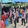Polres Nias Selatan Amankan Kampanye Calon Bupati dan Wakil Bupati di Desa Caritas Sogawunasi