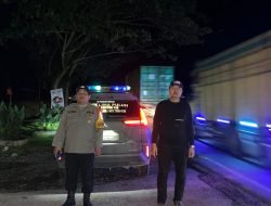 Polsek Lima Puluh Gelar Patroli Malam untuk Jaga Kamtibmas dan Cegah Kriminalitas