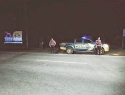 Personel Sat Samapta Polres Batu Bara Gelar Patroli Blue Light Antisipasi Kejahatan Jalanan