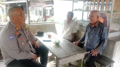 Satgas Preemtif Operasi Mantap Praja Toba Ajak Warga Desa Ara Condong Dukung Pilkada Aman dan Damai