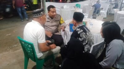 Bhabinkamtibmas Polsek Lima Puluh Sosialisasi Pilkada Serentak 2024 di Desa Pematang Panjang