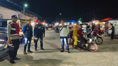 Polsek Labuhan Ruku Gelar Patroli Malam, Pastikan Situasi Aman dan Kondusif di Beberapa Titik Strategis