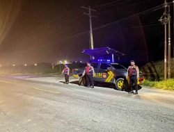 Polres Batu Bara Gelar Patroli Blue Light Antisipasi Kejahatan di Jalur Lintas Sumatera