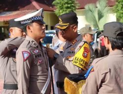 Polres Nias Selatan Gelar Apel Pasukan Operasi Zebra TOBA 2024