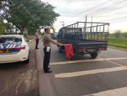 Satlantas Polres Batu Bara Gelar Patroli Preventif Ops Zebra Toba 2024