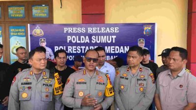 Polrestabes Medan dan Jajaran Tangkap 3 Kelompok Geng Motor Pelaku Kejahatan