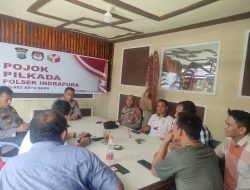 Polsek Indrapura Gelar Program “Pojok Pilkada” untuk Jaga Kamtibmas Jelang Pilkada Serentak 2024