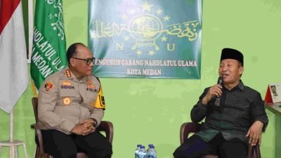 Kapolrestabes Medan Gidion Arif Setyawan Lanjutkan Silaturahmi ke NU dan Muhammadiyah