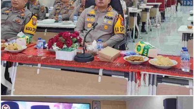Kapolres Batubara dan Jajaran Saksikan Pelantikan Presiden Prabowo-Gibran Melalui Nobar