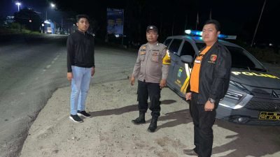 Patroli Mobile Polsek Lima Puluh Jaga Kamtibmas di Malam Hari, Antisipasi 3C dan Tindak Kejahatan
