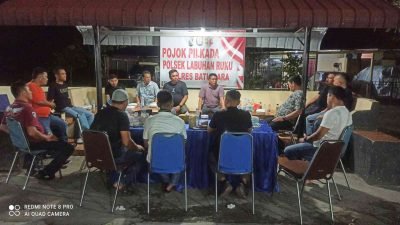 Polsek Labuhan Ruku Gelar Pojok Pilkada 2024 untuk Jaga Kamtibmas di Batu Bara
