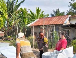 Bhabinkamtibmas Polsek Indrapura Laksanakan Gotong Royong dan Cooling System untuk Menjaga Harkamtibmas