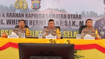 Kunker ke Polres Nias Selatan, Kapolda Sumut Beri Arahan Kepada Personel