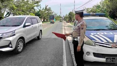 Patroli Pengamanan Lalu Lintas Polres Batu Bara, Pastikan Keamanan dan Kenyamanan Pengguna Jalan
