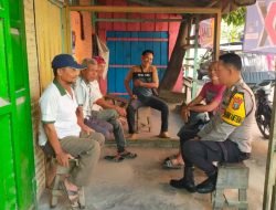 Bhabinkamtibmas Polsek Indrapura Gelar Kegiatan Cooling System untuk Jaga Keamanan Wilayah
