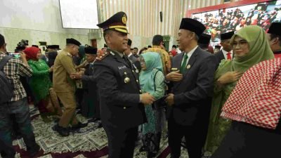 Kapolres Sergai Hadiri Pengambilan Sumpah/Janji Anggota DPRD Serdang Bedagai Masa Jabatan 2024-2029