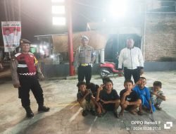 Polsek Medang Deras Gelar Patroli Malam untuk Antisipasi Kejahatan di Batu Bara