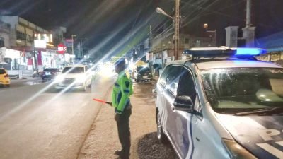 Polres Batu Bara Laksanakan Patroli Blue Light di Titik Rawan Kecelakaan dan Kemacetan