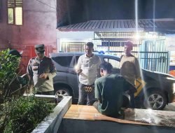 Polsek Indrapura Gelar Patroli Malam Antisipasi Balap Liar dan Tawuran di Wilayah Hukum Polres Batu Bara