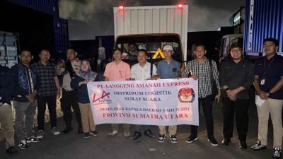 Polres Langkat Kawal Distribusi Surat Suara Pemilu 2024 di Kabupaten Langkat