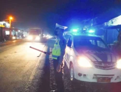 Polres Batu Bara Gelar Patroli Blue Light di Titik Rawan Macet dan Kecelakaan