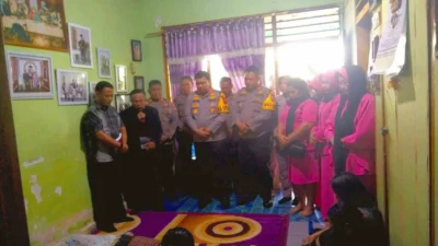Kapolres Batubara dan Jajaran PJU Sampaikan Belasungkawa di Aspol Tanjung Tiram