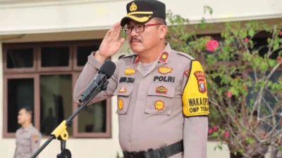 Polres Nias Selatan Gelar Apel Serpas PAM TPS Pilkada Serentak 2024