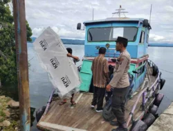 Polres Langkat Amankan dan Kawal Distribusi Logistik Pilkada 2024 ke Desa Kwala Besar