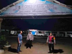 Polsek Lima Puluh Lakukan Patroli Malam untuk Antisipasi Gangguan Kamtibmas di Wilayah Batu Bara