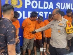 Tim Resmob/Tekab Polrestabes Medan Tangkap Sembilan Pelaku Curanmor, Tiga Ditembak