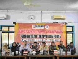 Kapolsek Indrapura Hadiri Rapat Kerja Teknis Pengawasan Kampanye Pilkada 2024 di Sei Suka, Batu Bara