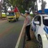Satlantas Polres Batu Bara Gelar Patroli Kibas Bendera untuk Jaga Situasi Kamtibmas