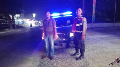 Polsek Indrapura Intensifkan Patroli Malam untuk Cegah Balap Liar dan Kejahatan di Batu Bara